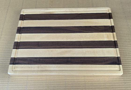 Μαύρη πλάκα κοπής ξύλου από καρύδια 600x450x38mm 500x380x35mm